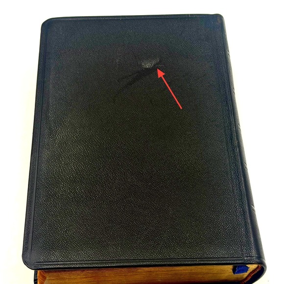 The System Bible Study Enlarged Edition 1958 Black Genuine Morocco Leather KJV - Picture 4 of 5